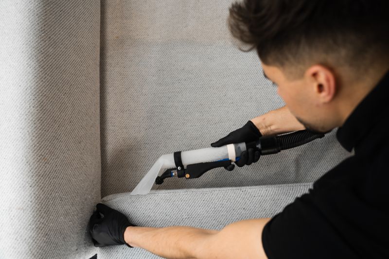 Local Upholstery Cleaning pros at work